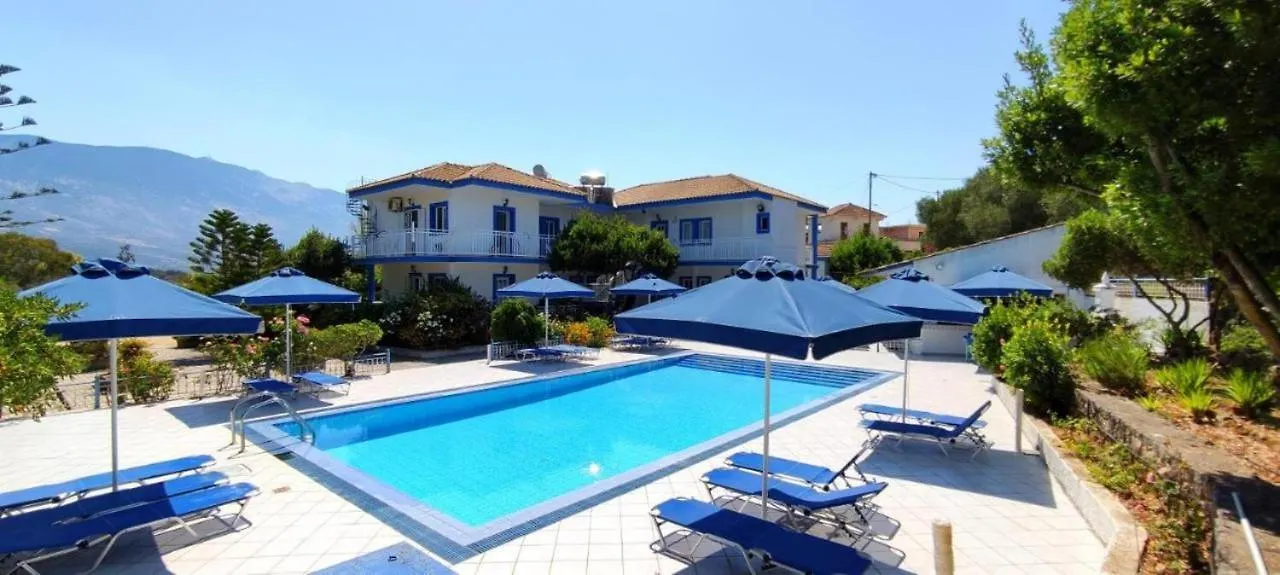 Blue White Apartments - Kefallonia Poolside Retreats Spartià Appart hôtel