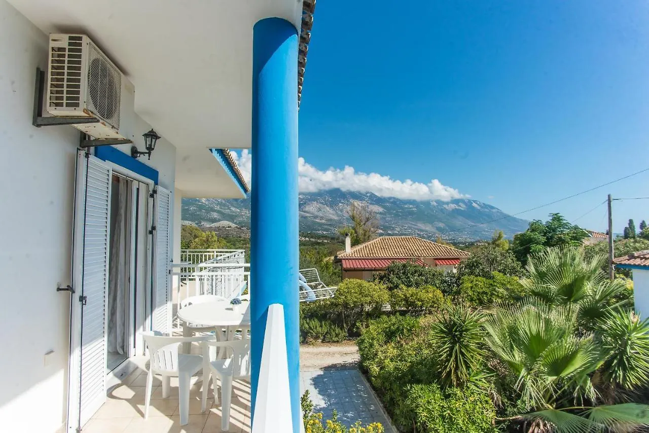 Blue White Apartments - Kefallonia Poolside Retreats Sparta